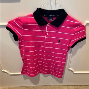 Ralph Lauren Polo in Pink and White Stripes